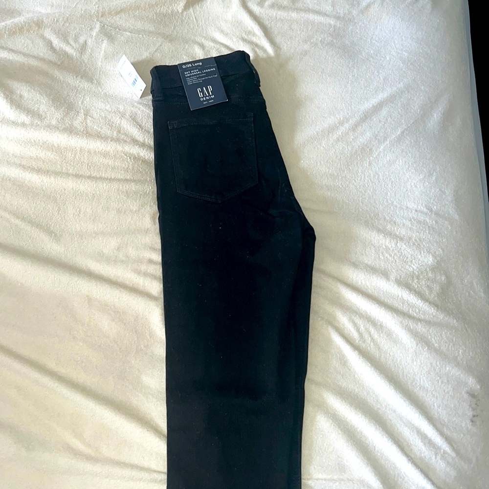 Gap black skinny jeans
